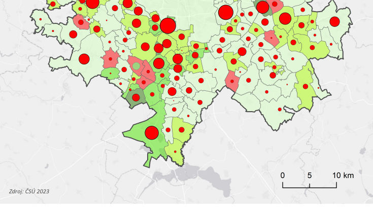 Revize a dopracování Atlasu Brněnské metropolitní oblasti 2024